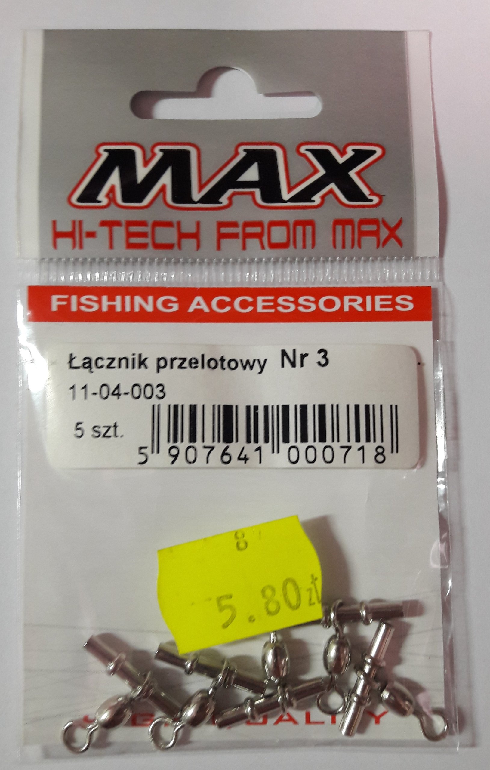 Łącznik przelotowy – Max Fishing Team – roz. 3