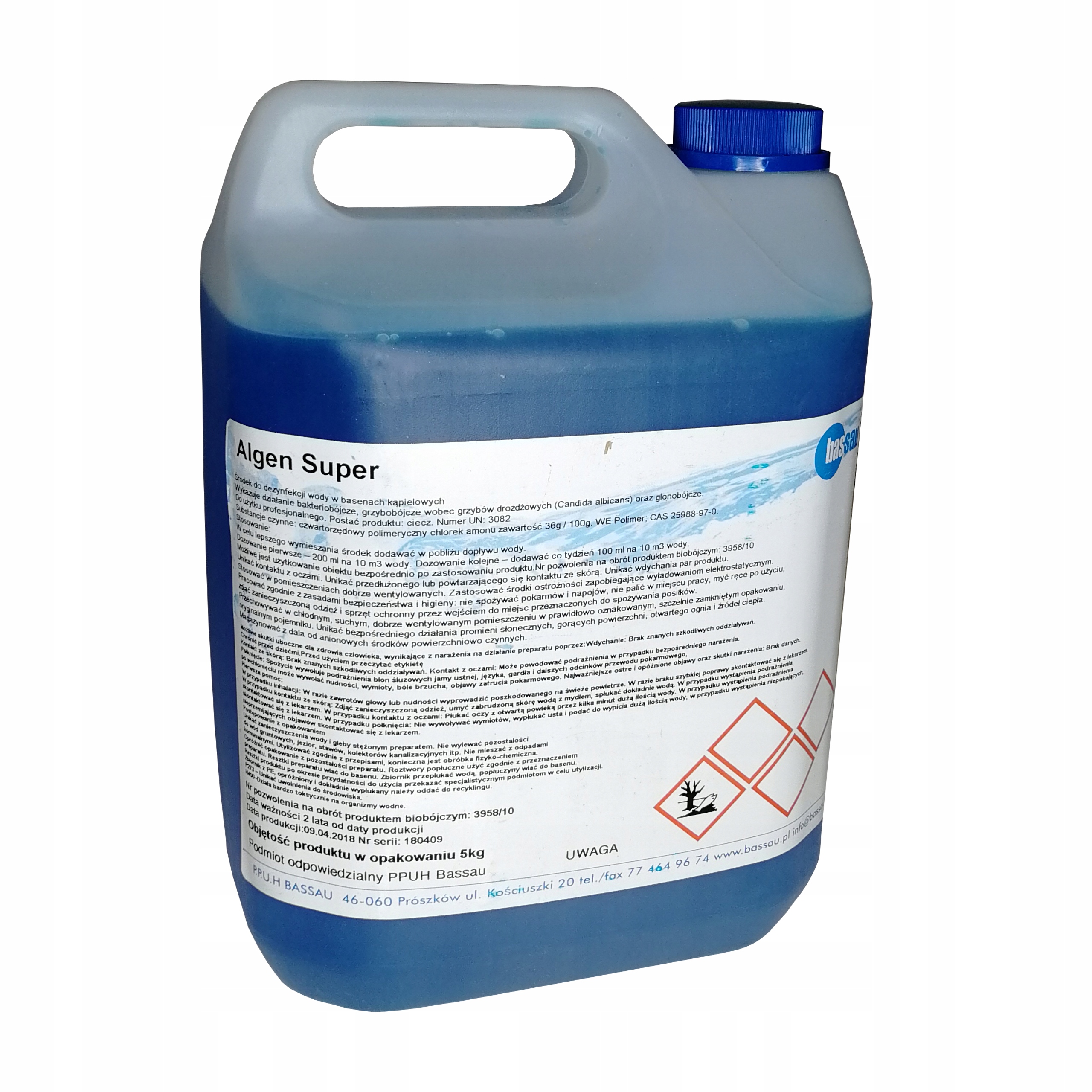 

Algen Antyglon Środek Przeciw Glonom 5 kg