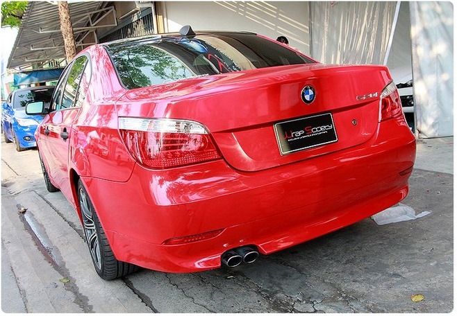 FOLIA SAMOCHODOWA POLYSK CZERWONA 30m x 152cm Color red