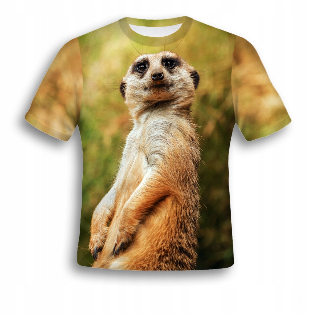 

Koszulka Fullprint T-shirt Surykatka S Trwała Pl