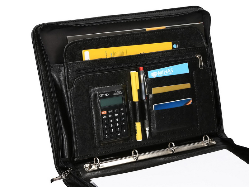 AKTÓWKA ORGANIZER A4 SKÓRZANY DOKUMENTY KALKULATOR Rodzaj biwuar