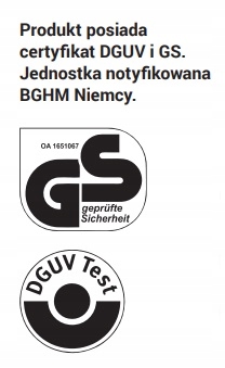 ZAWIESIA TAŚMOWE DWUWARSTWOWE WS 020 12m Kod producenta WS 020 12