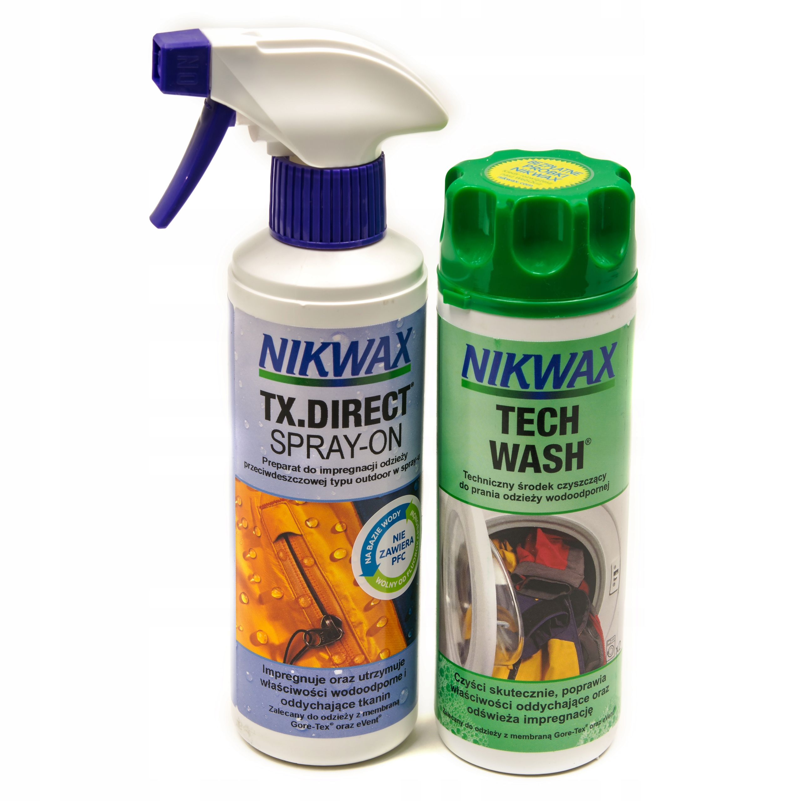 NIKWAX * TECH WASH + TX.DIRECT SPRAY IMPREGNATE * za 450 Kč - Allegro