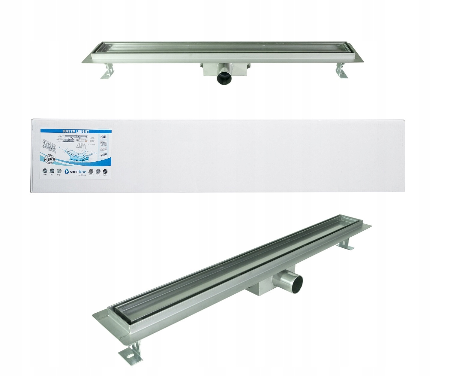 

Sanitline Odpływ Liniowy Ceramik 90cm Pod Płytkę