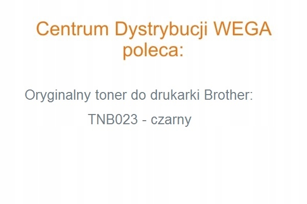 BROTHER TNB023 toner drukarki DCP-B7520DW HL-B2080 EAN (GTIN) 5060875560967