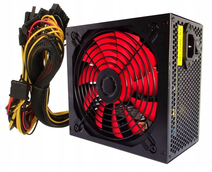 

Zasilacz Gaming 650Watt 80+ Pfc 14cm 2xPCI 4xSATA