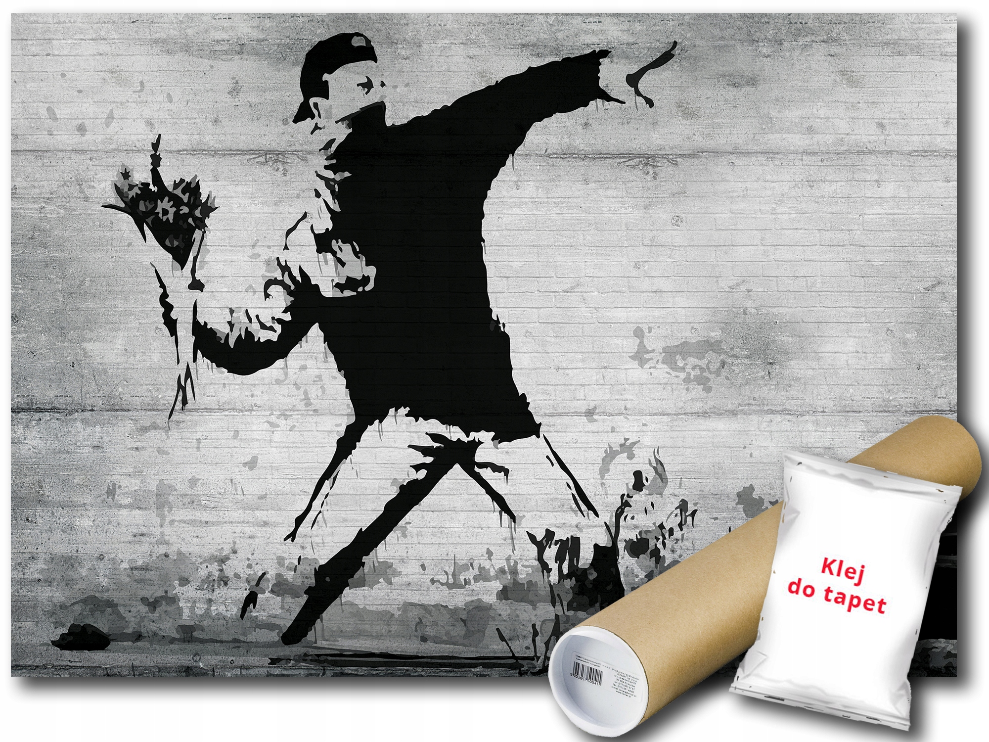 

Fototapeta Mural Banksy 16A V8 368x254 F3026