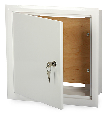 Obudowa metalowa OMP-3 podtynkowa 300x300x120 mm Rtv Sat Lan biała Laco