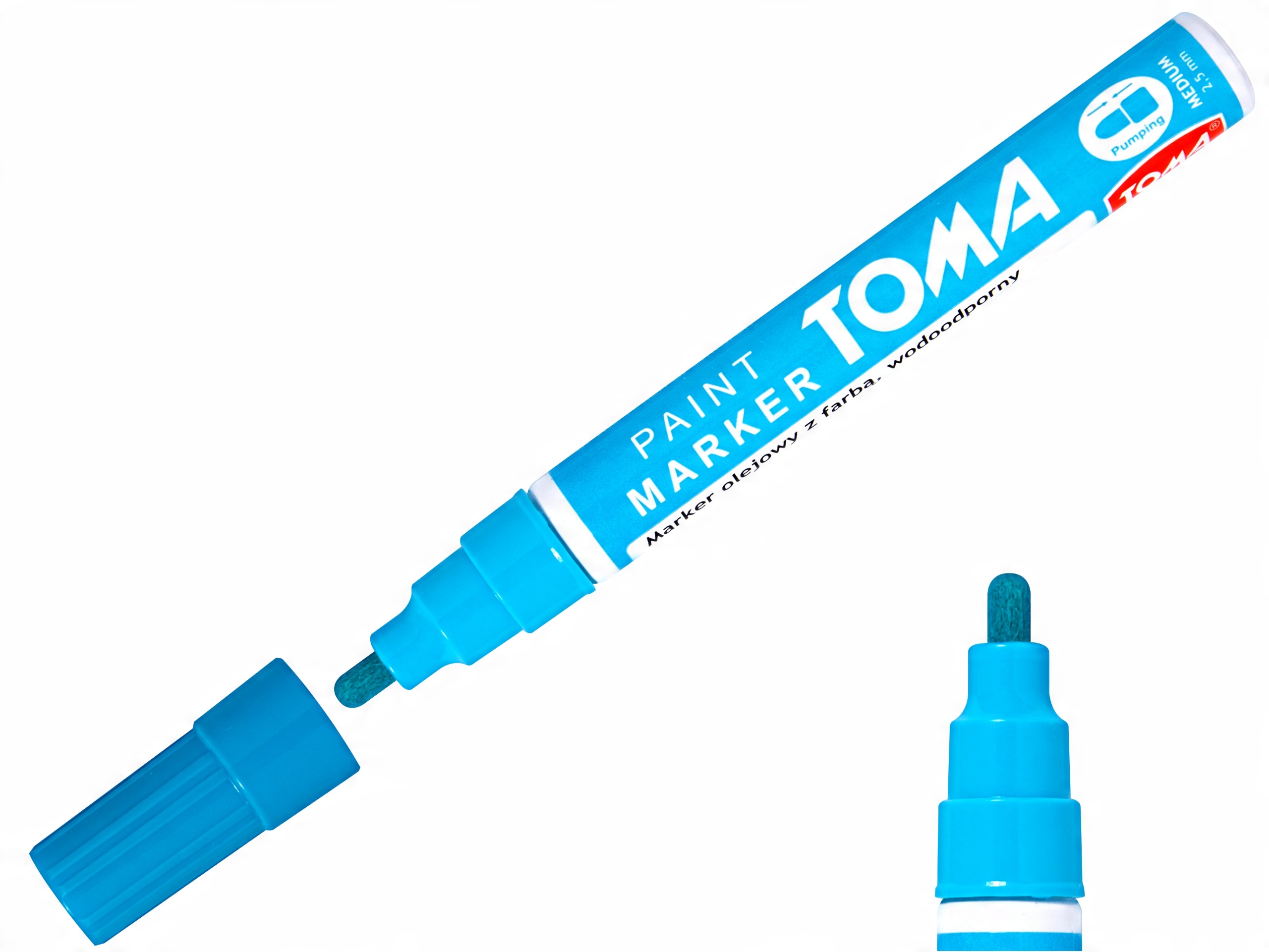 

Marker olejowy olejny Toma TO-440 jasnoniebieski