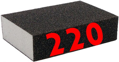 

Kostka gąbka ścierna szlifierska Klocek Gr. 220