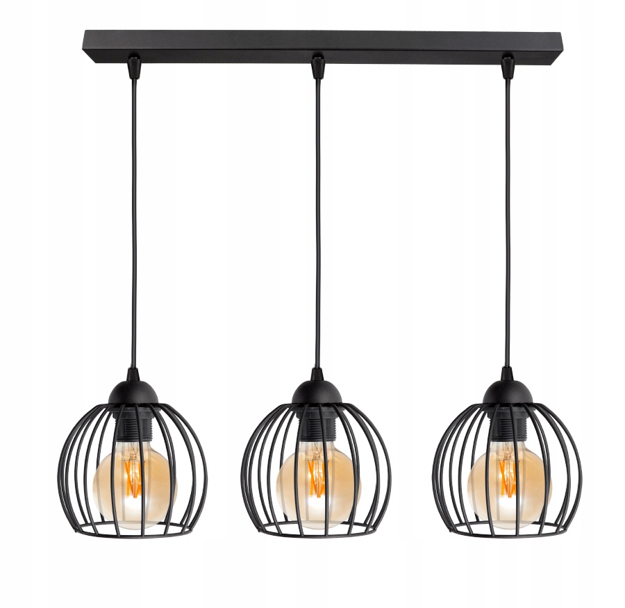 

Sufitowa Lampa Wisząca Kulka Loft Edison Retro