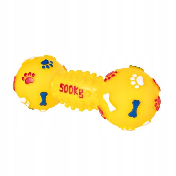 

Zabawka dla psa winylowa - Hantel średni 19cm