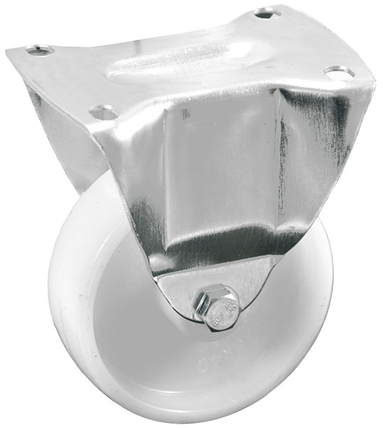 KOŁO STAŁE POLIAMIDOWE PA6 160mm W OBUDOWIE STAŁEJ