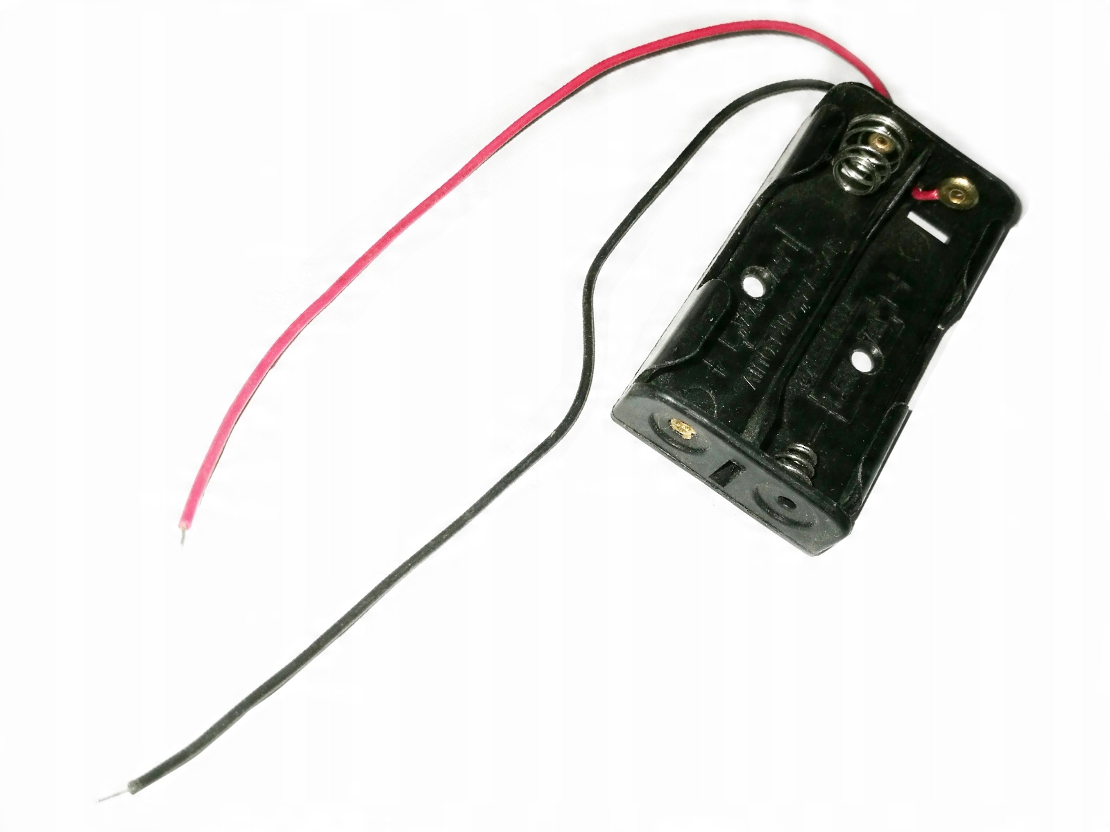 

Koszyk na baterie 2xAA 2xR6 1,5V z przewodami