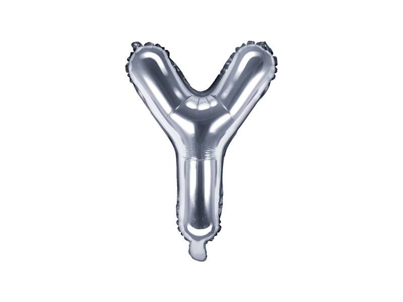 

Balon foliowy Litera Y 35cm, srebrny