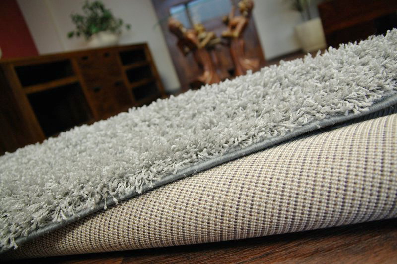 DYWAN SHAGGY 80x120 szary 5cm jednolity @11860 Wzór jednobarwny