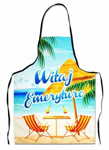 

na Emeryturę, Fartuch dla Emeryta Emerytki
