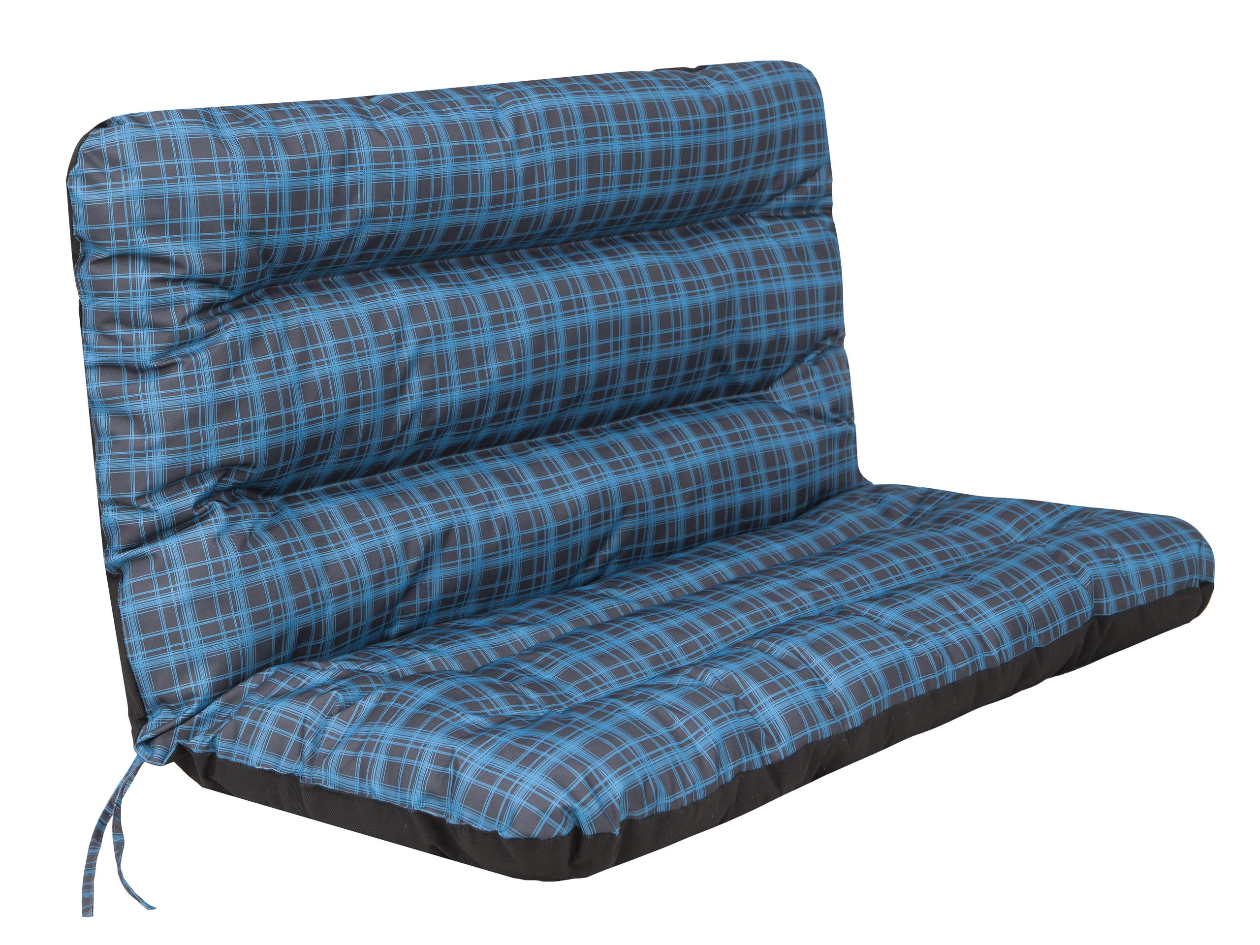 Poduška na hojdačku alebo záhradnú lavičku, hrubá, vodotesná poduška 120 cm