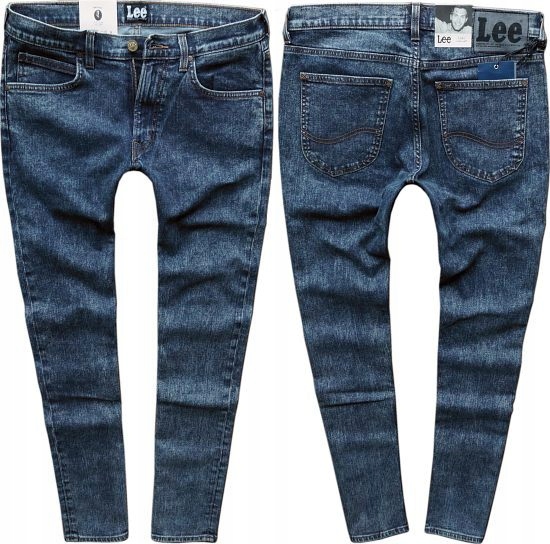 

Lee Luke jeansy rurki Punk Blue stretch W30 L34