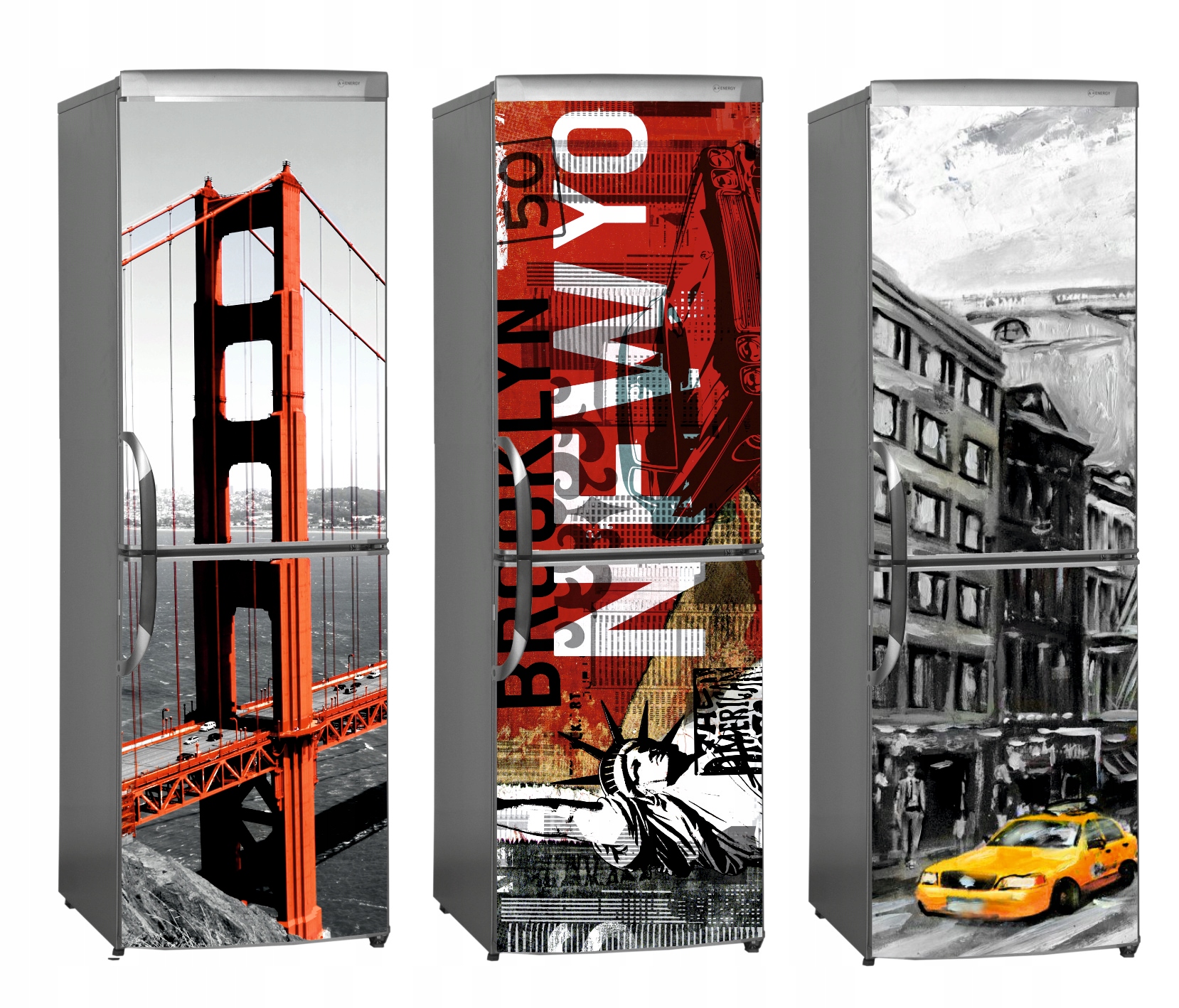 Magnes na lodówkę DUŻY New York ulice mosty HIT!!!