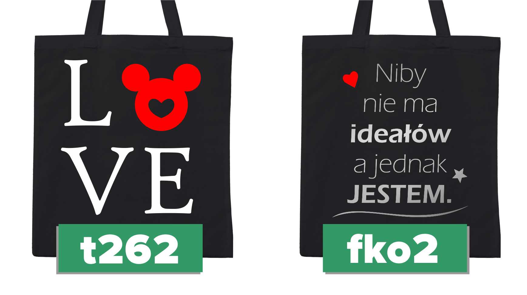 TORBA CZARNA Z ZAMKIEM DZIEŃ KOBIET PREZENT EKO Styl miejski