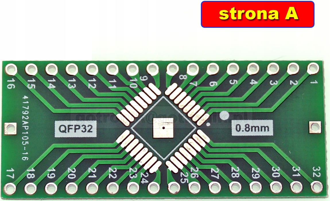

Płytka drukowana QFP32 na DIP32____________PCB-115