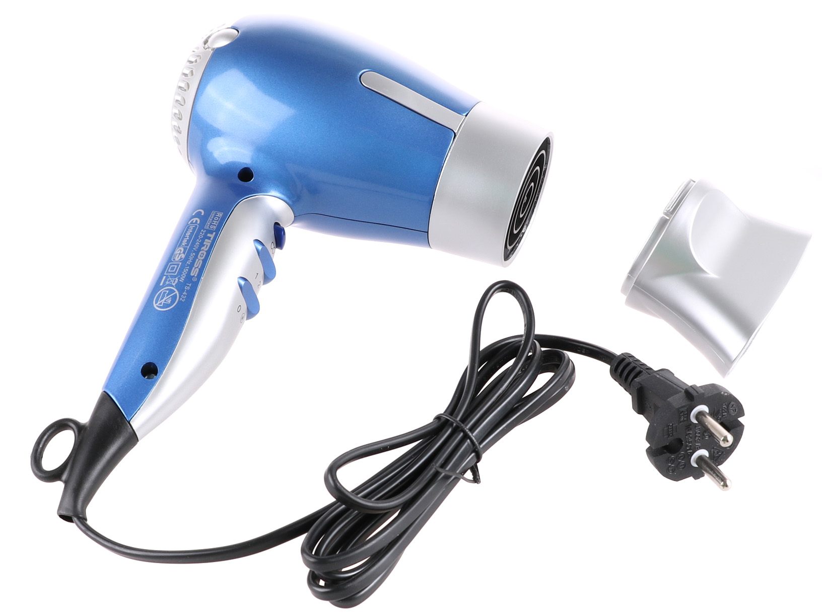 

Suszarka do Włosów Kolory 1500W + Nakładka 432