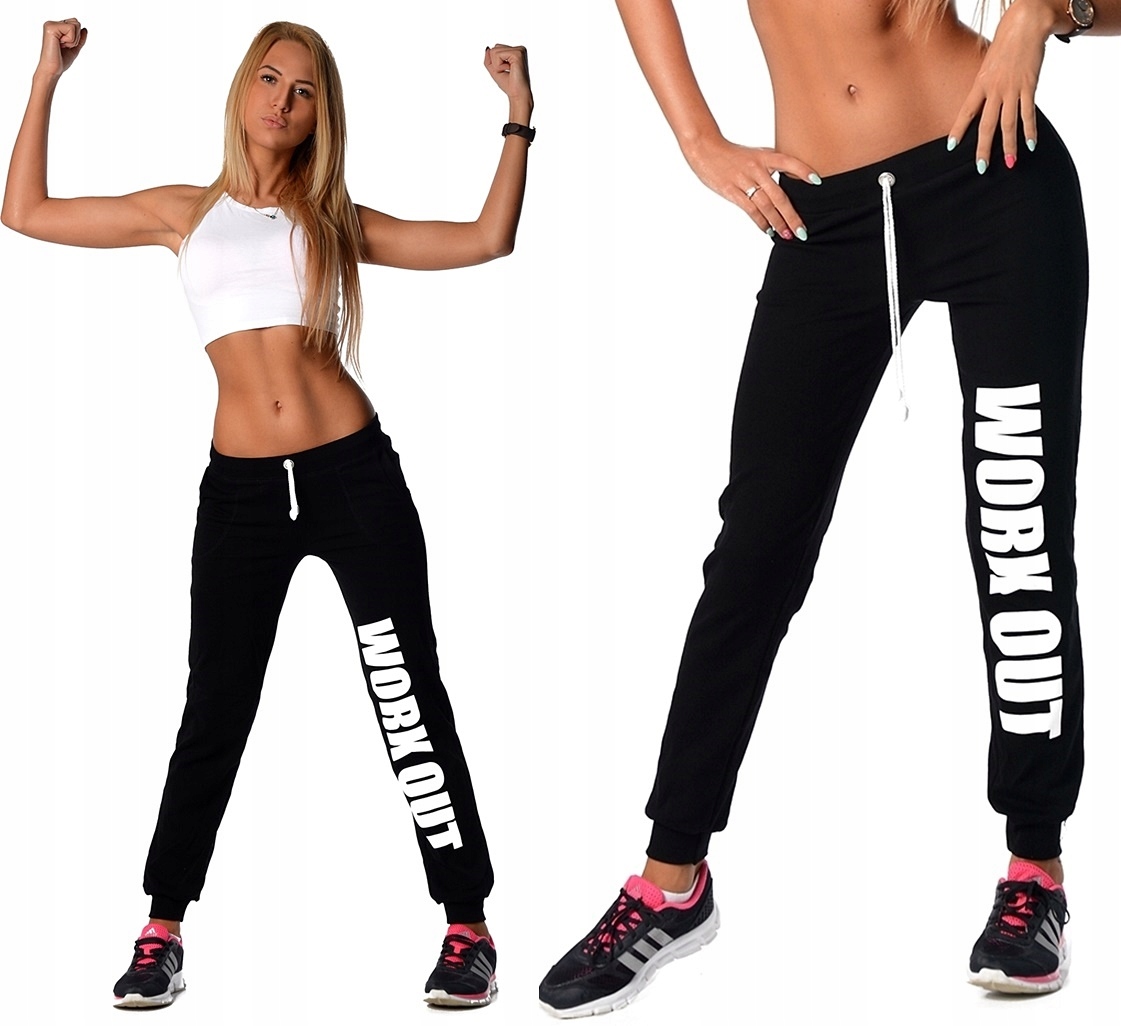 

Spodnie Dresowe dresy damskie Workout SD4 3XL/46