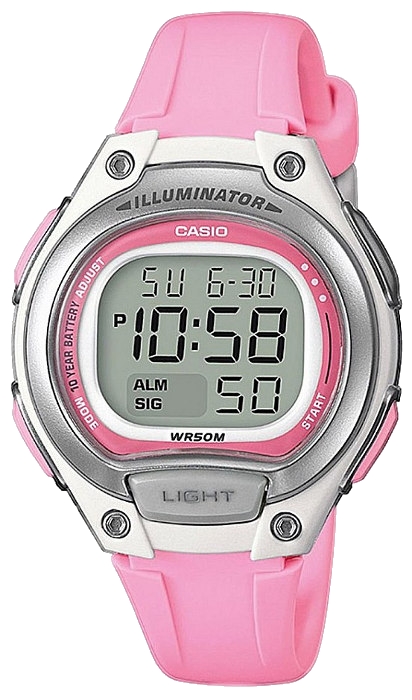 Sportovní dámské hodinky na řemínku Casio LW-203 gravírování Bonus