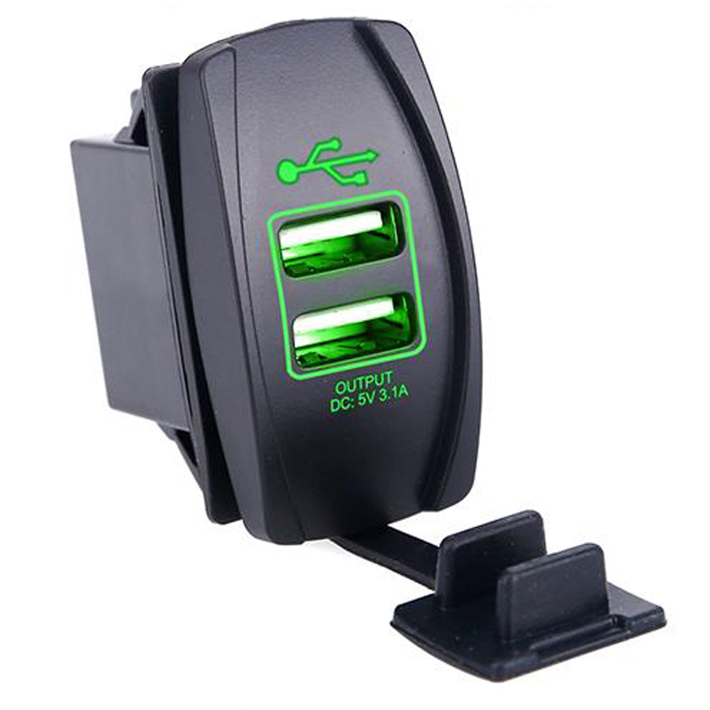 

Ładowarka Usb 5V 3,1A Gniazdo Hermetyczne 12/24V G