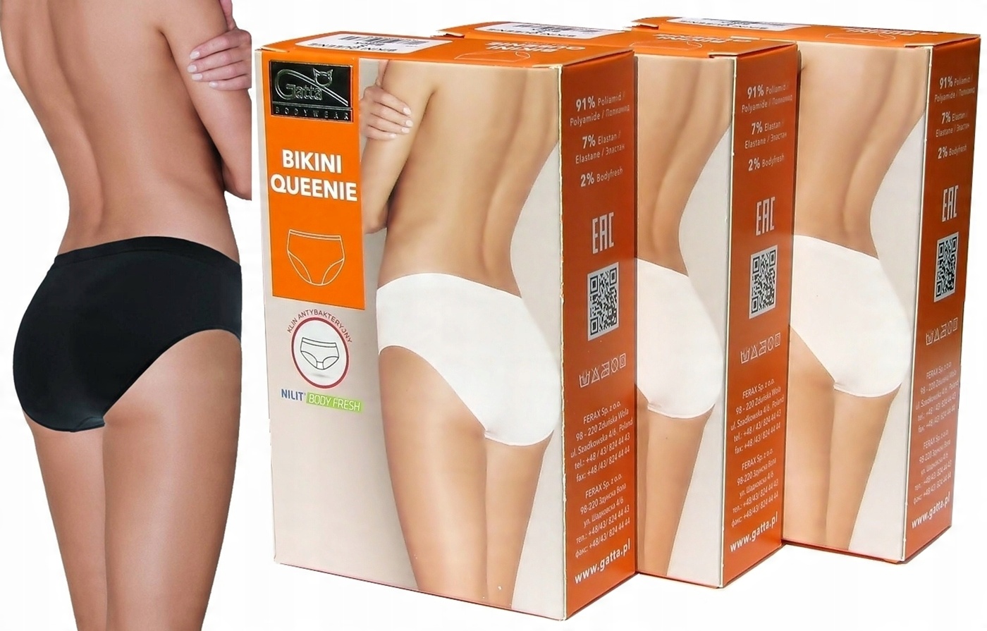 

_ 3 - Pak Zestaw Gatta Figi - Queenie Bikini r-S