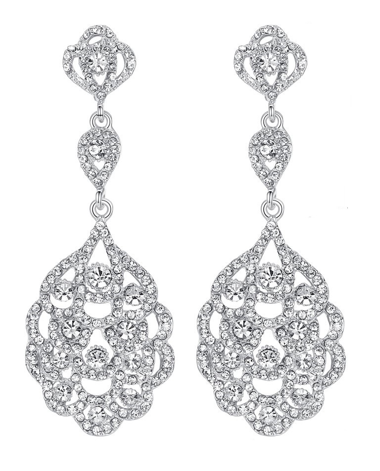 KOMPLET KOLCZYKI+ BRANSOLETKA, SREBRNY Z CYRKONIAM Marka Inna marka