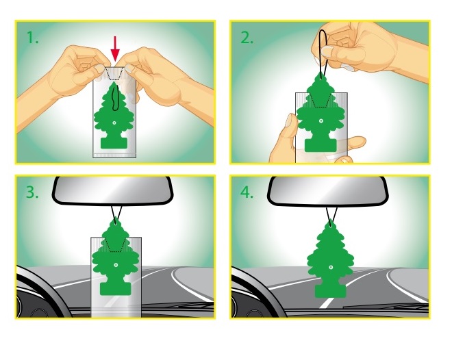 WUNDER BAUM CHOINKA zapach ECHTLEDER DUFT skóra Rodzaj zawieszki