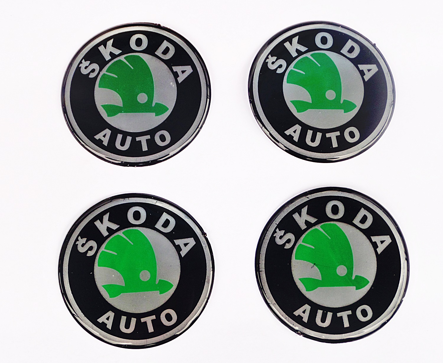 

Skoda Emblematy Naklejki Logo Kołpaki Felgi 55 mm