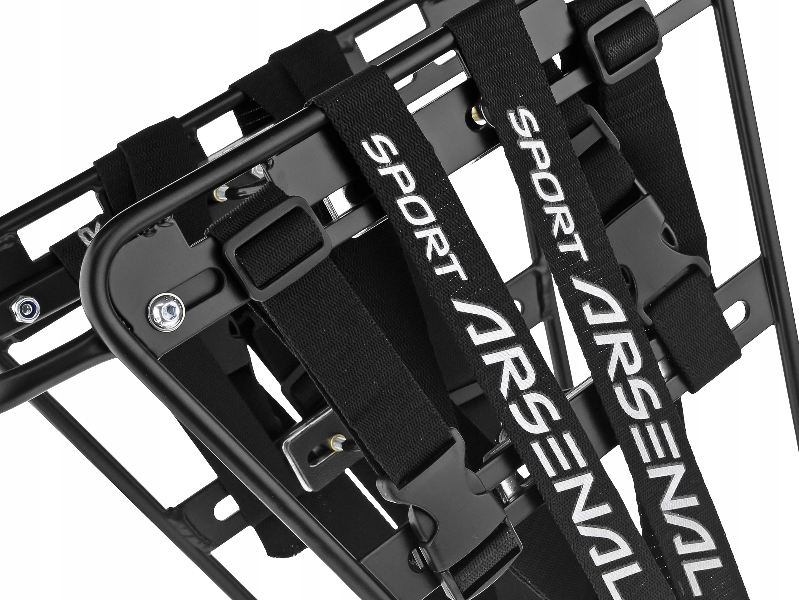 PRZEDNI BAGAŻNIK ROWEROWY SPORT ARSENAL ART. 204 EXPEDICE DO 10 kg Materiał dominujący aluminium