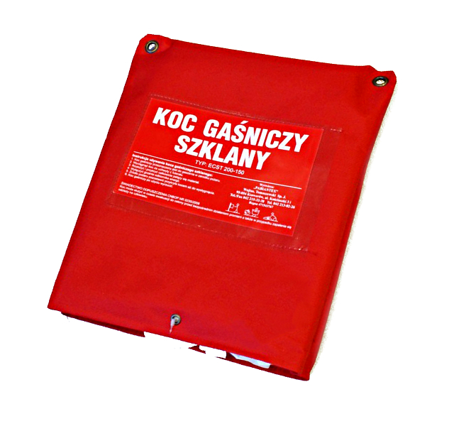 

Koc gaśniczy szklany Ecst 100 Dom Firma Kominek