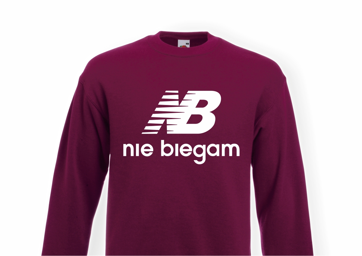 

Bluza Bloggerska Siema Balance Nie Biegam Modna XL