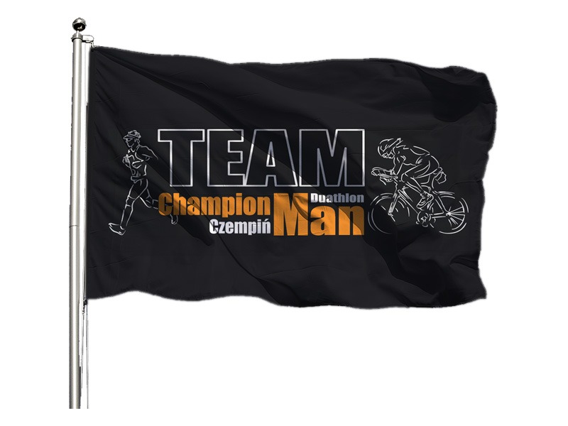 FLAGA REKLAMOWA Z NADRUKIEM FIRMOWA 200x100 cm Marka inny