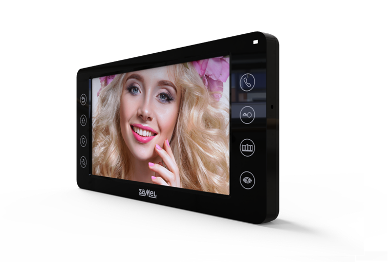 ZAMEL wideodomofon 7'LCD VP-819B+VO-811B 2 wejścia Marka Zamel