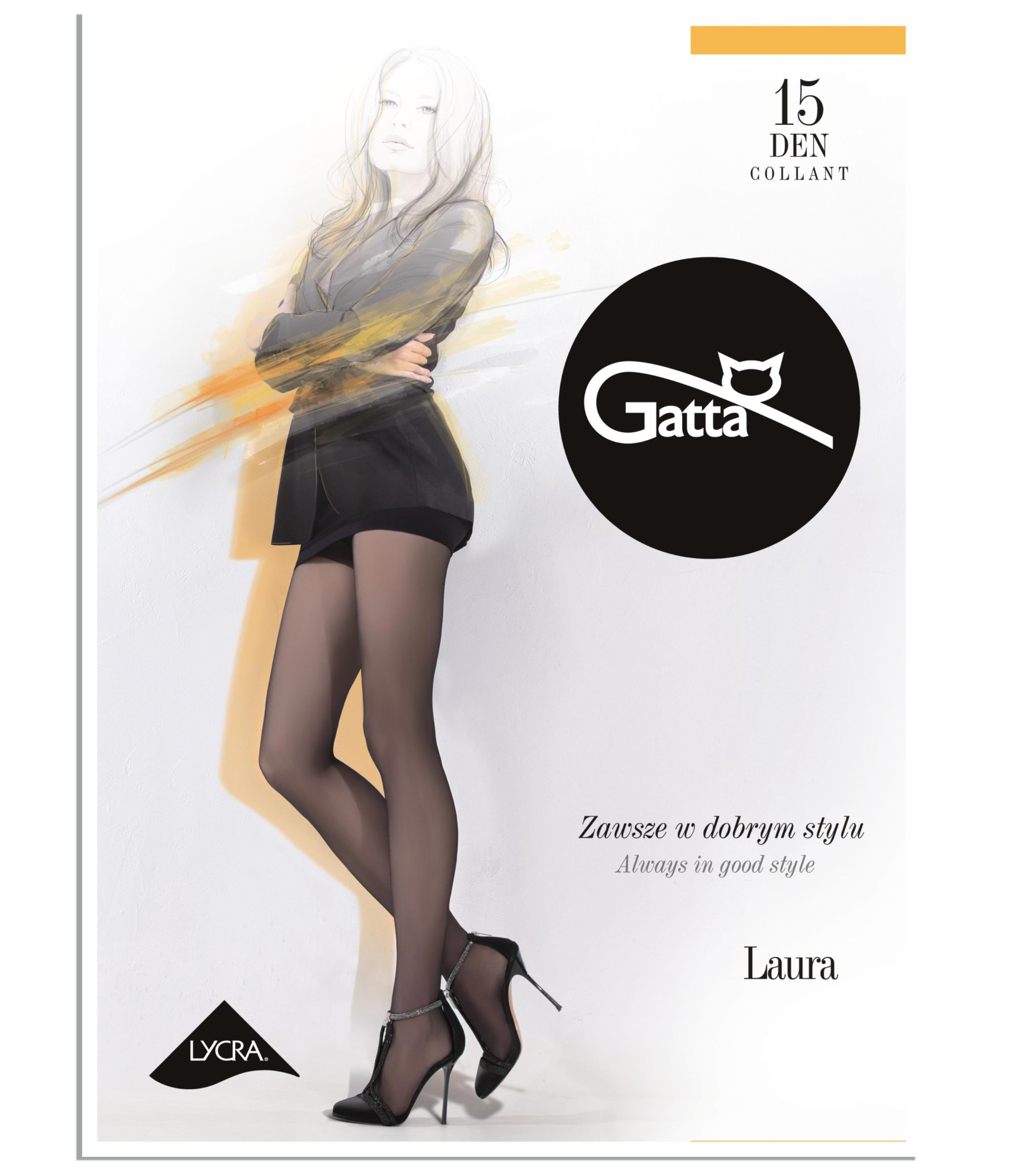 

rajstopy Gatta Laura 15/20 den rozmiar 2 S