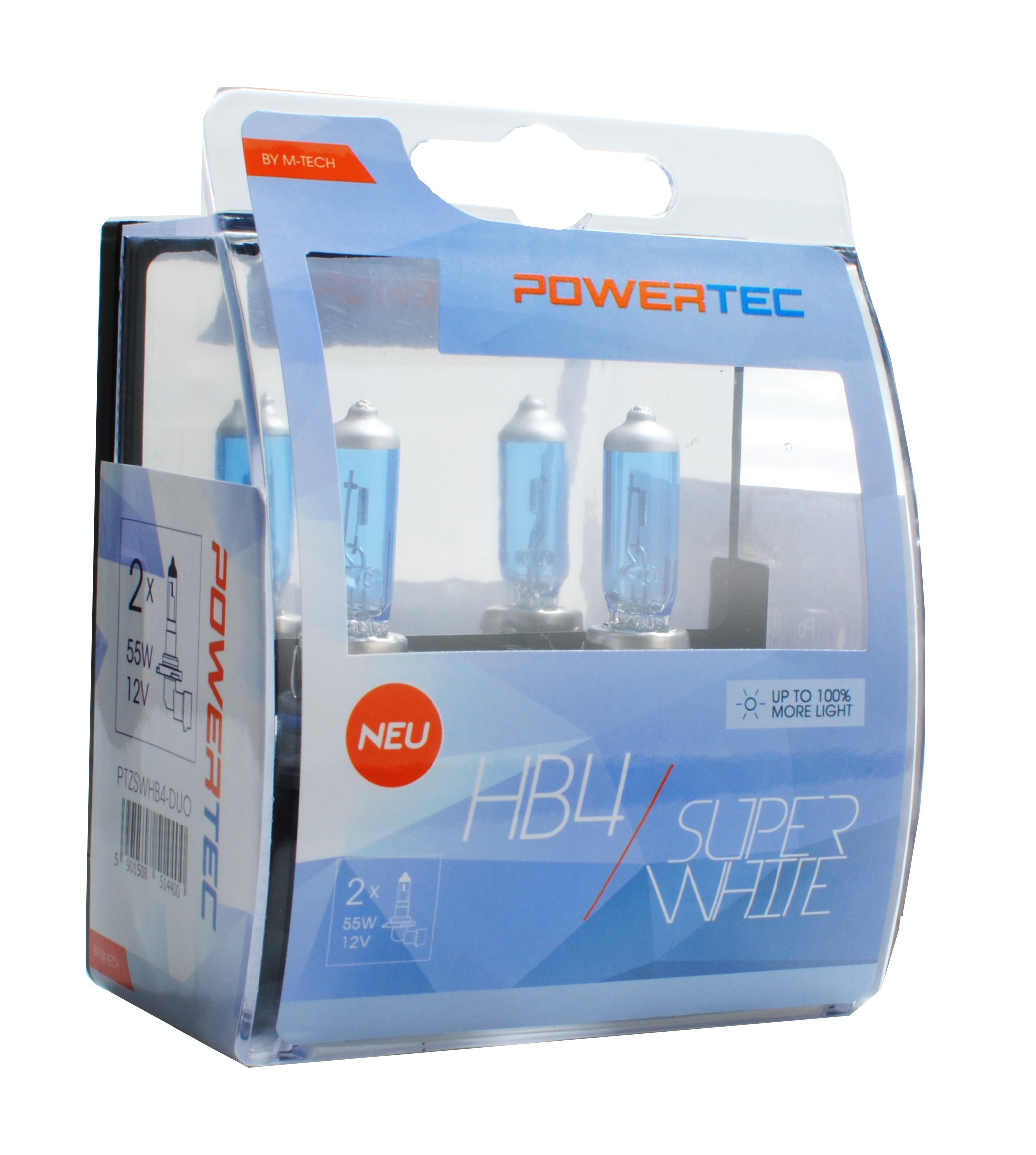 

PowerTec HB4 SuperWhite P22d 55W 12V 2szt