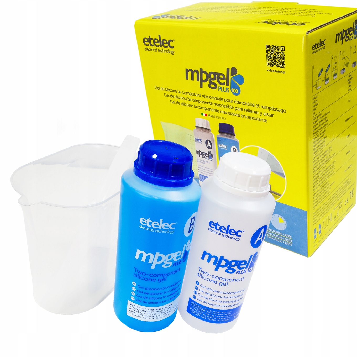 Mpgel 100 Dvojzložkový gél 1L pre káblovú mufu
