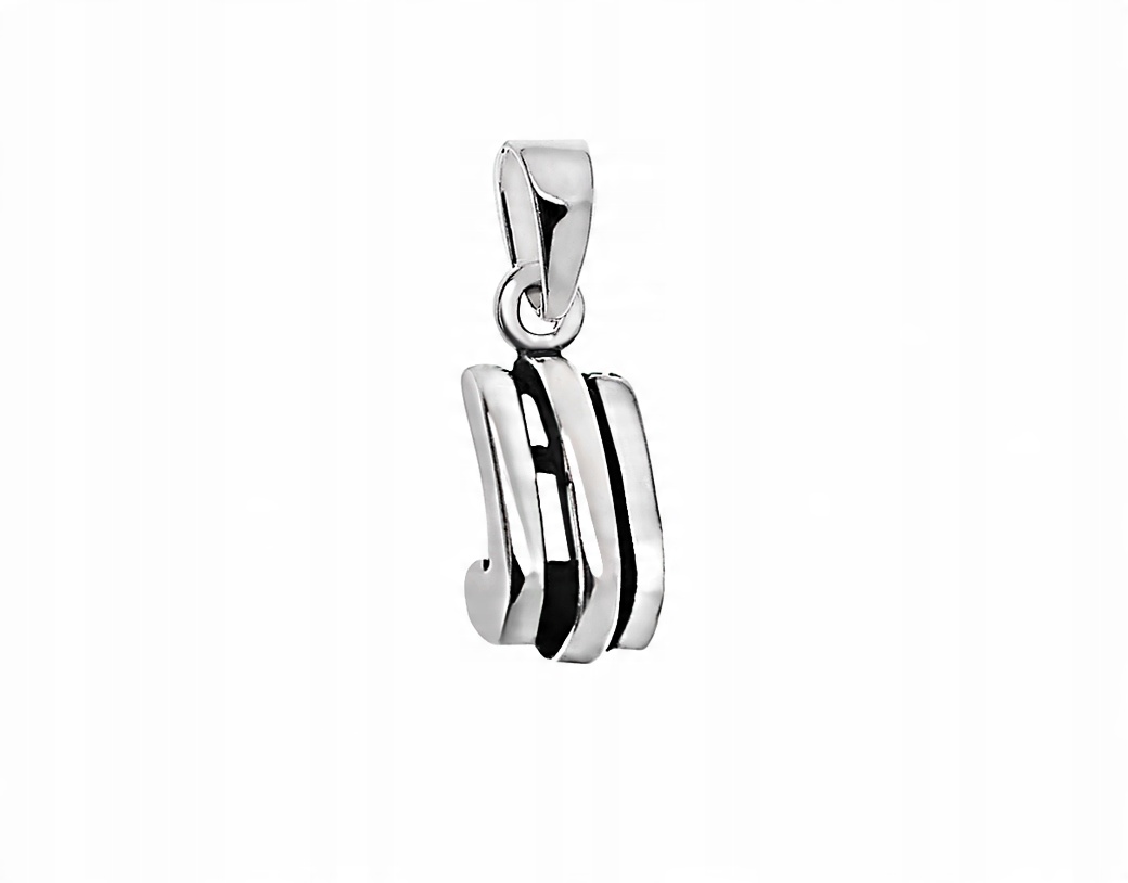 

Srebrny Wisiorek Pasiasty W Paski Prosty SREBRO925