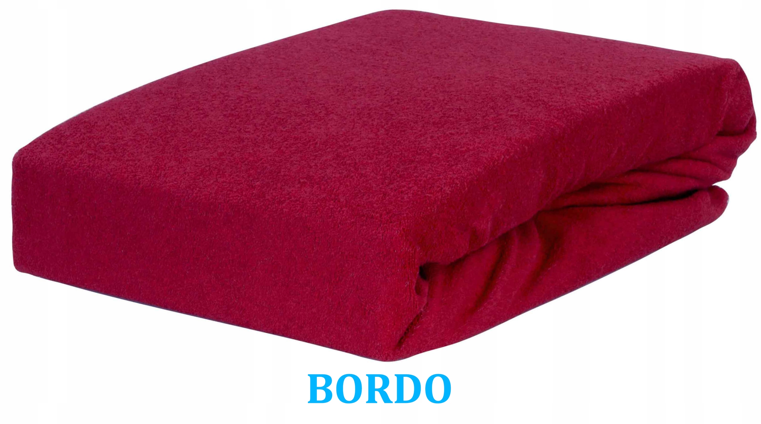 

Prześcieradło Frotte Z Gumką 140x200 Bordowe