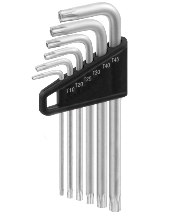 

Klucz Torx Zestaw wkrętaki gwiazdkowe t10-t45 6szt