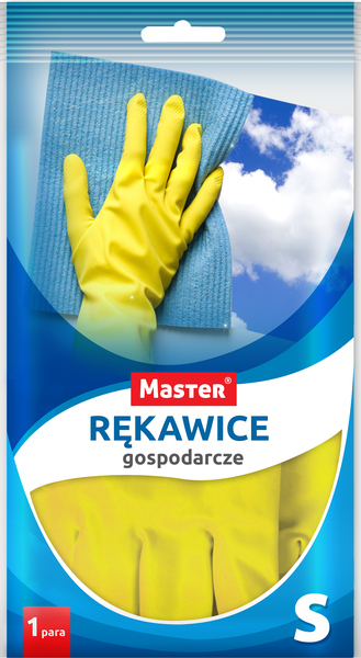 

Rękawice Gospodarcze Gumowe Flokowane Żółte S