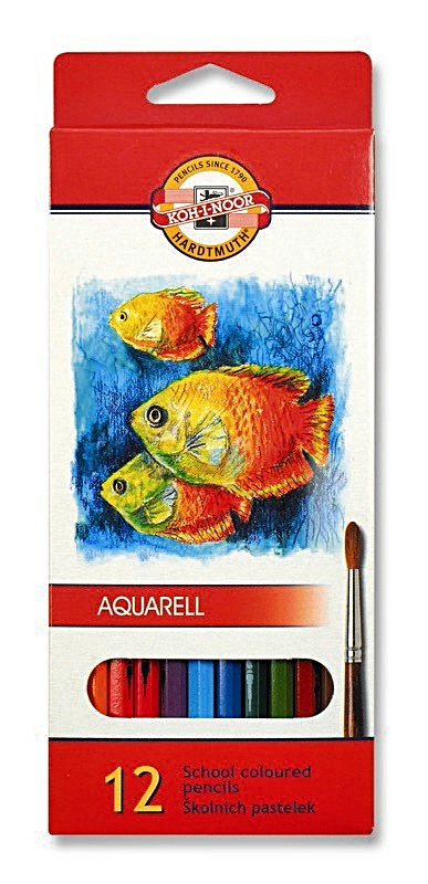 

Kredki Akwarelowe 12 Kol. Koh-i-noor 3716 Fish