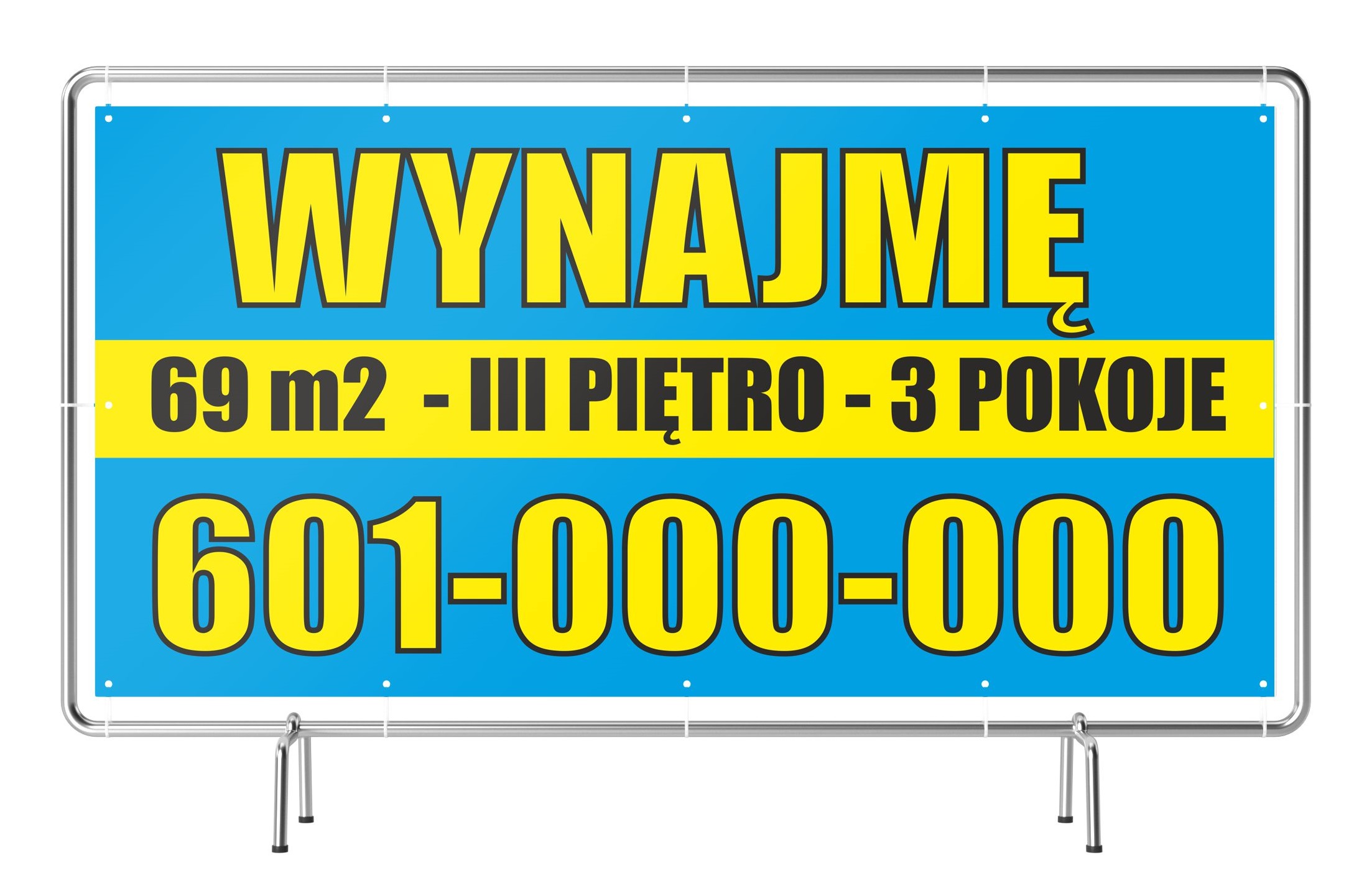 Baner SPRZEDAM - WYNAJMĘ -Dom/Mieszkanie 26 wzorów Rodzaj drukowany pod wymiar