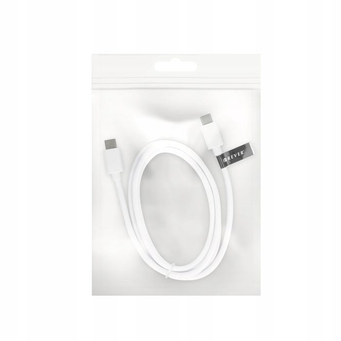 

Kabel Forever Usb type-C/type-C 2.0 biały woreczek