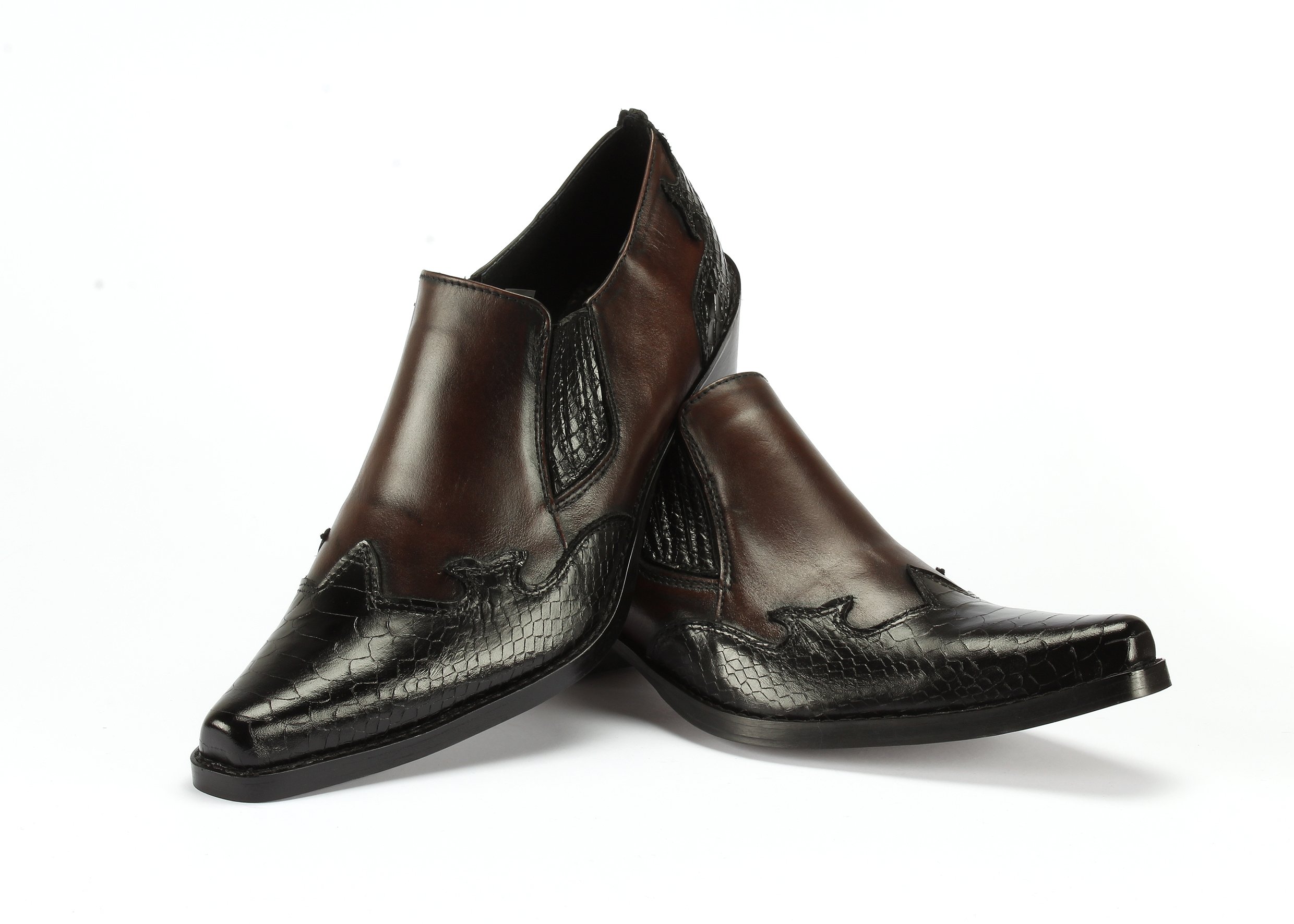 KLASYCZNE Kowbojki mod.601/K KROKODYL-NOWY MODEL Rozmiar 42